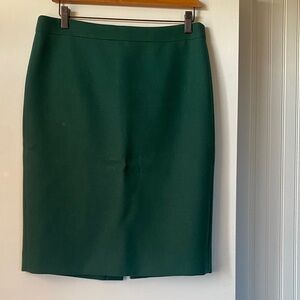 J. Crew Emerald Green Pencil Skirt